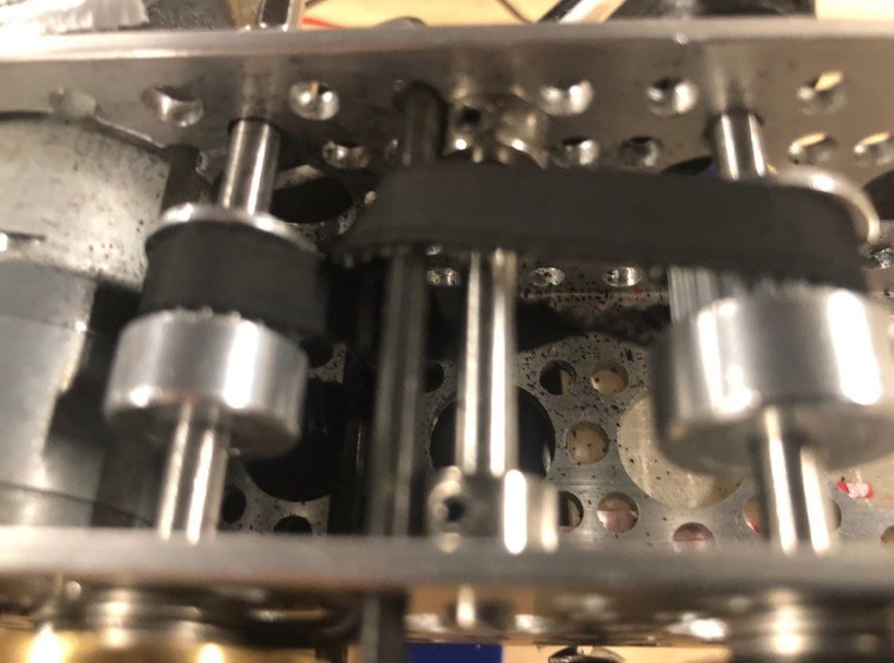 Gears and linkages used in walker